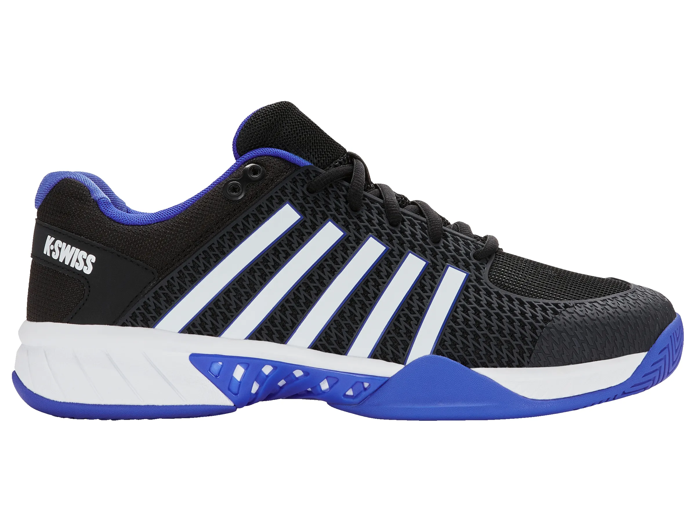 07291-072-W | EXPRESS LIGHT PICKLEBALL-2E | BLACK/WHITE/DAZZLING BLUE sold by K-Swiss