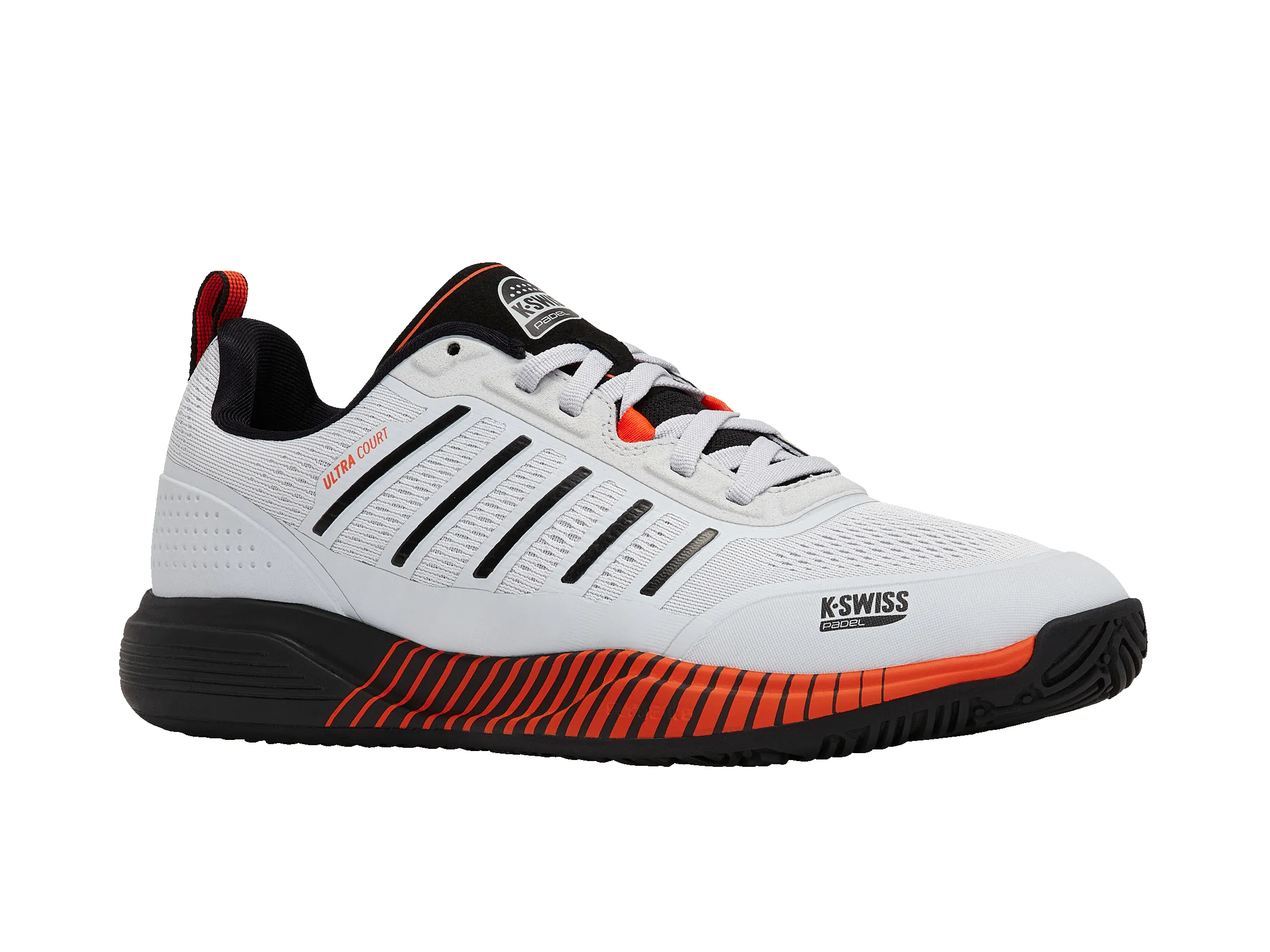 04436-075-M | ULTRA COURT PADEL | MICRO CHIP/BLACK/NEON LAVA sold by K-Swiss product image thumbnail 2