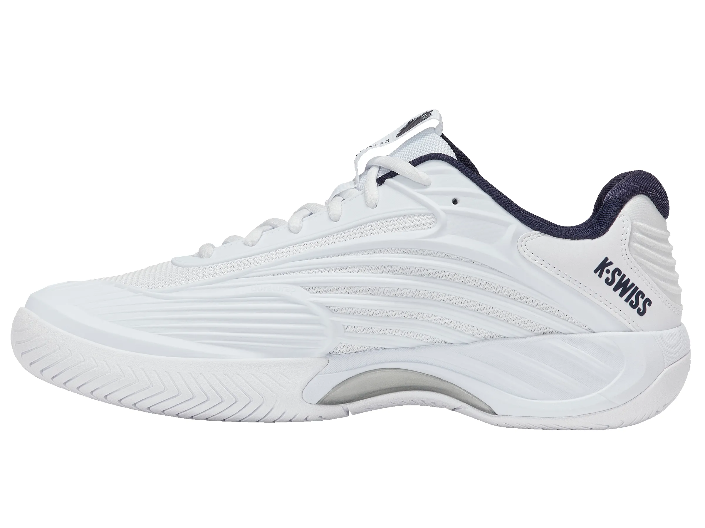 04605-161-W | HYPERCOURT EXPRESS 3 2E | WHITE/PEACOAT/SILVER sold by K-Swiss product image thumbnail 5