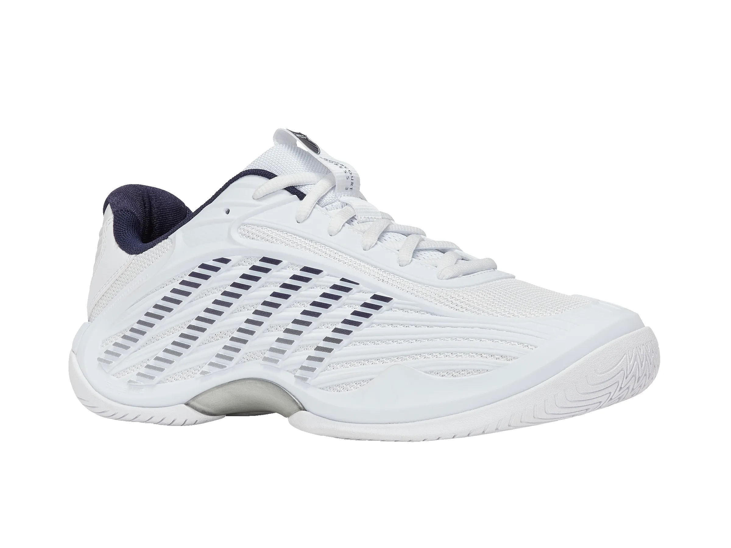 04605-161-W | HYPERCOURT EXPRESS 3 2E | WHITE/PEACOAT/SILVER sold by K-Swiss product image thumbnail 2