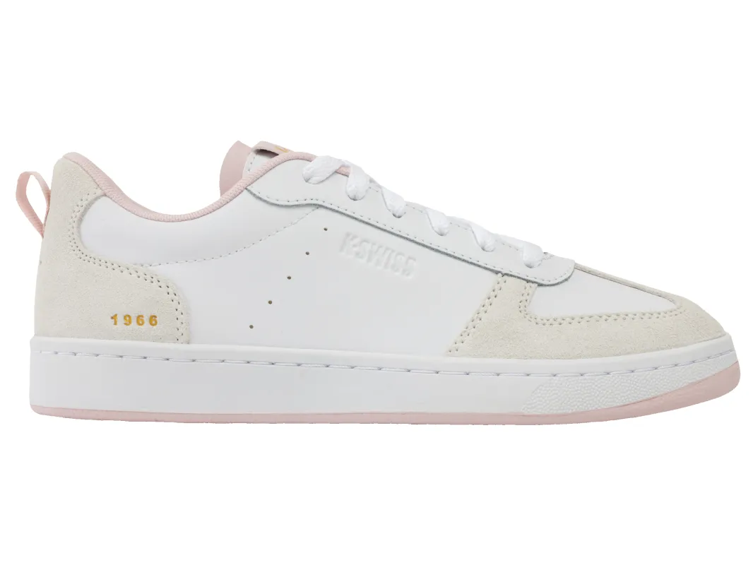 94734-110-M | COURT VARSITY | WHITE/CLOUD DANCER/PALE LILAC sold by K-Swiss