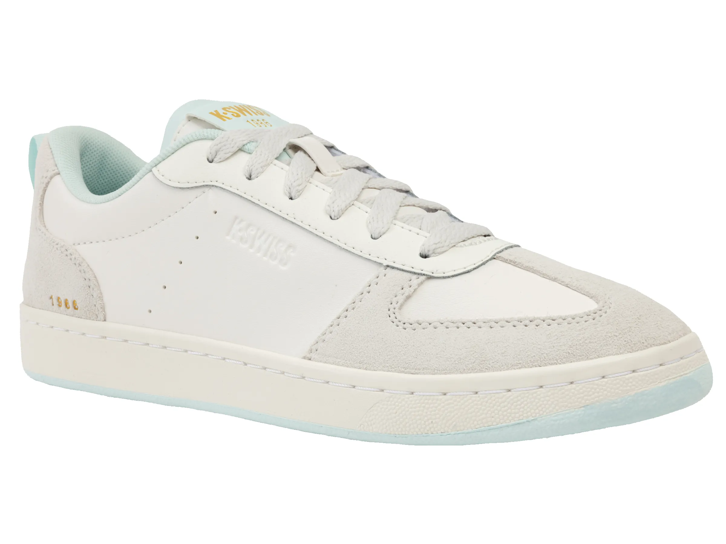 94734-051-M | COURT VARSITY | CLOUD DANCER/SNOW WHITE/MINT JULEP sold by K-Swiss product image thumbnail 2