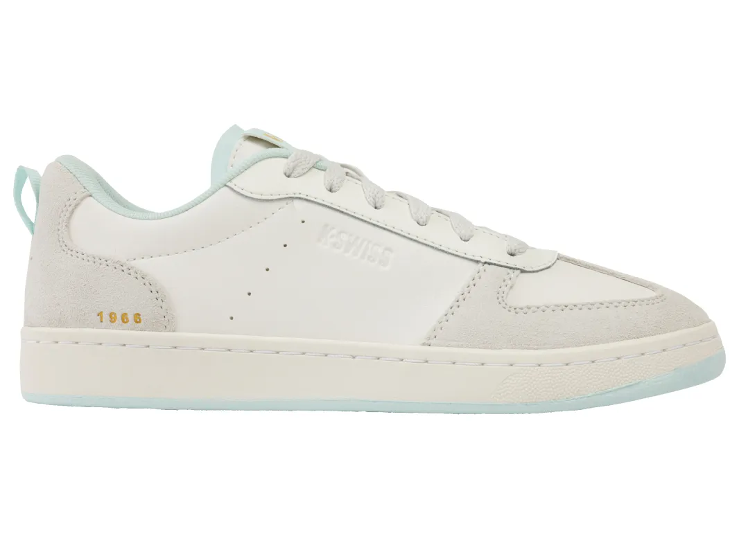 94734-051-M | COURT VARSITY | CLOUD DANCER/SNOW WHITE/MINT JULEP sold by K-Swiss