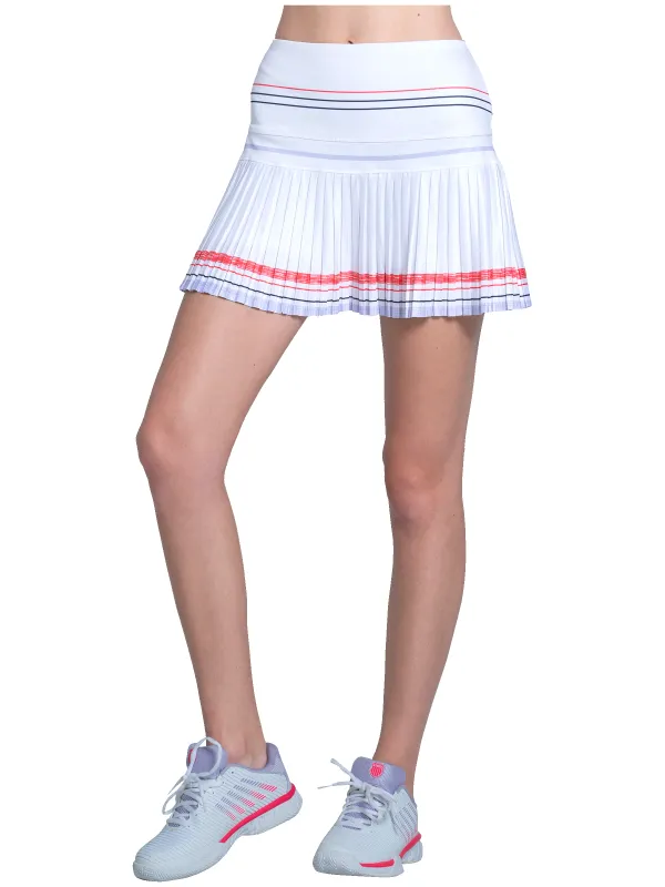 1911430-606 | RIVAL SKIRT - 14" | CORAL made by K-Swiss