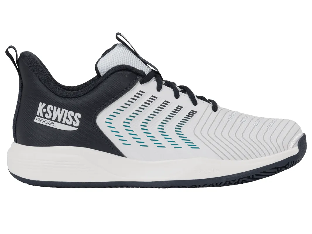 04901-148-M | ULTRASHOT LIGHT PADEL | WHITE/CARBON/BALTIC made by K-Swiss