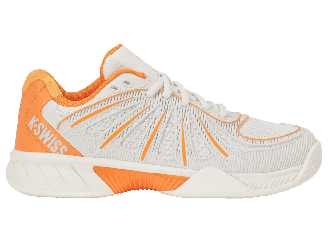 94902-127-M | EXPRESS LIGHT PICKLEBALL 2 | BLANC DE BLANC/BLAZING ORANGE made by K-Swiss