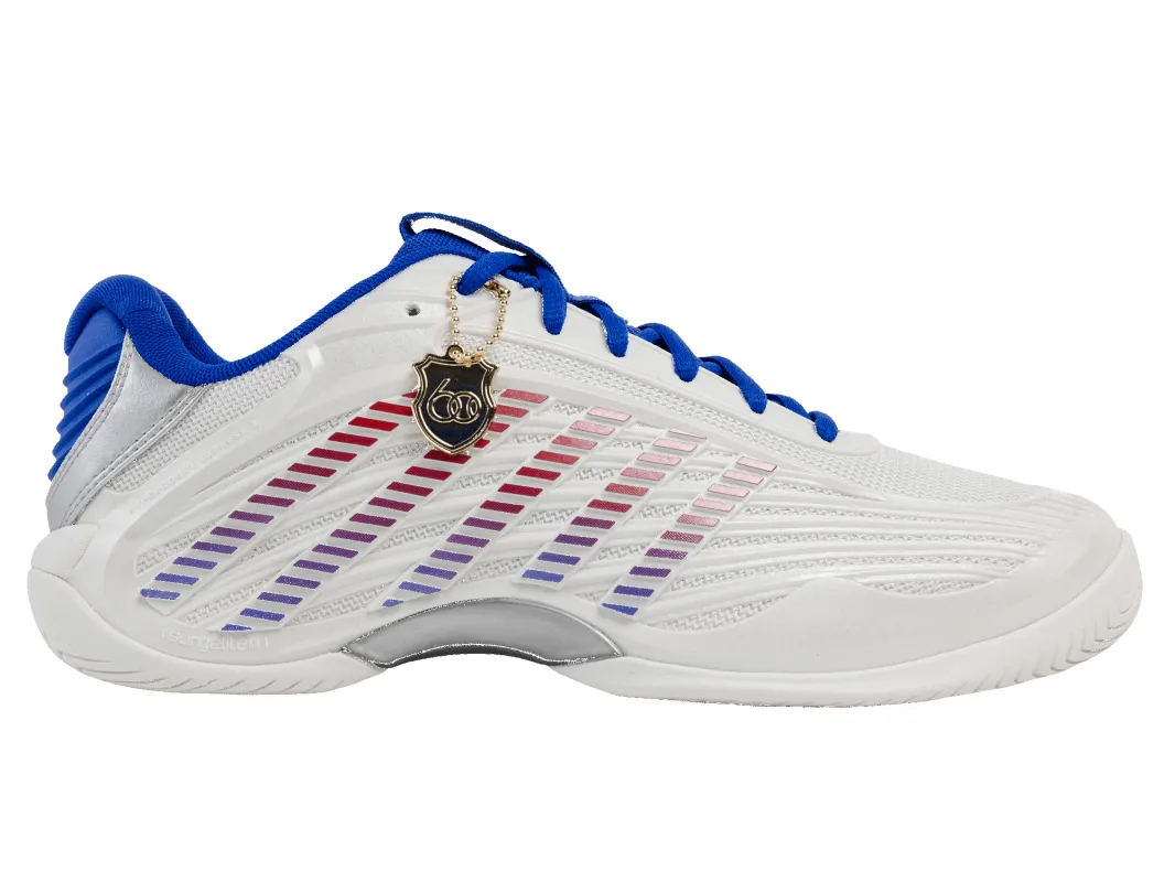 09629-104-M | HYPERCOURT EXPRESS 3 60TH | WIMBLEDON WHITE/DAZZLING BLUE/SILVER/MARS RED made by K-Swiss