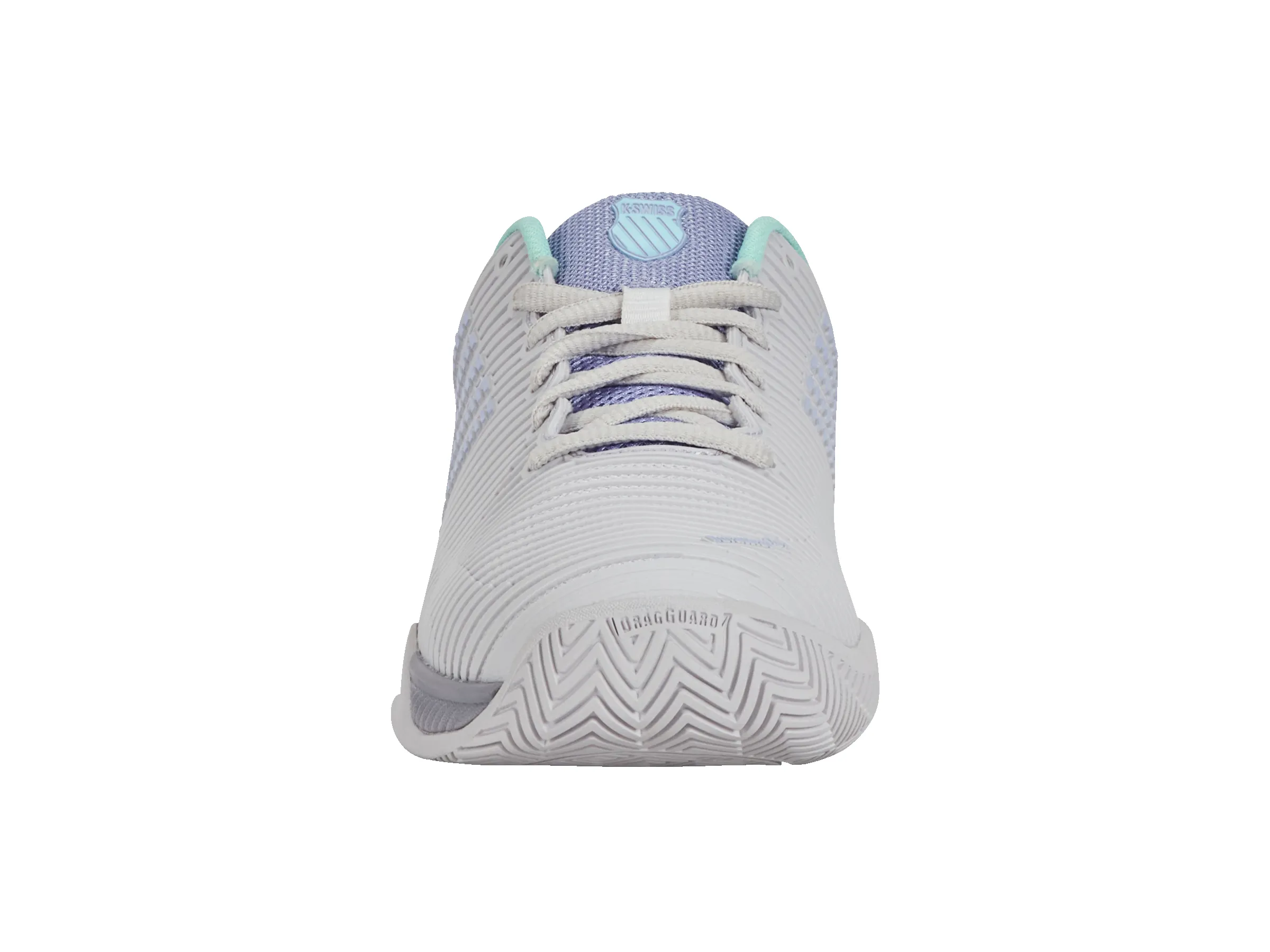96613-020-M | HYPERCOURT EXPRESS 2 | NIMBUS CLOUD/LILAC GRAY/NEON PURPLE sold by K-Swiss product image thumbnail 3