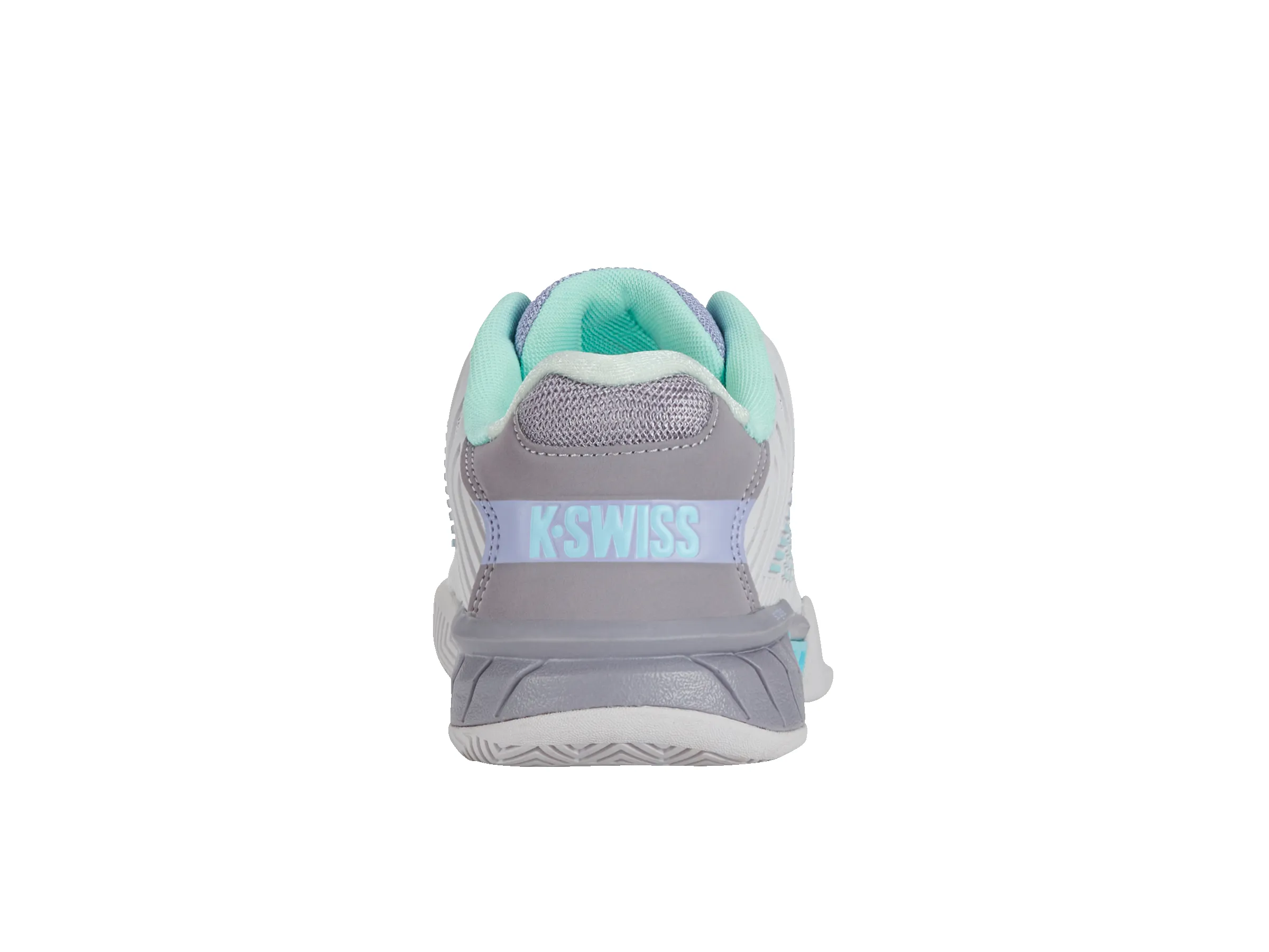 96613-020-M | HYPERCOURT EXPRESS 2 | NIMBUS CLOUD/LILAC GRAY/NEON PURPLE sold by K-Swiss product image thumbnail 4