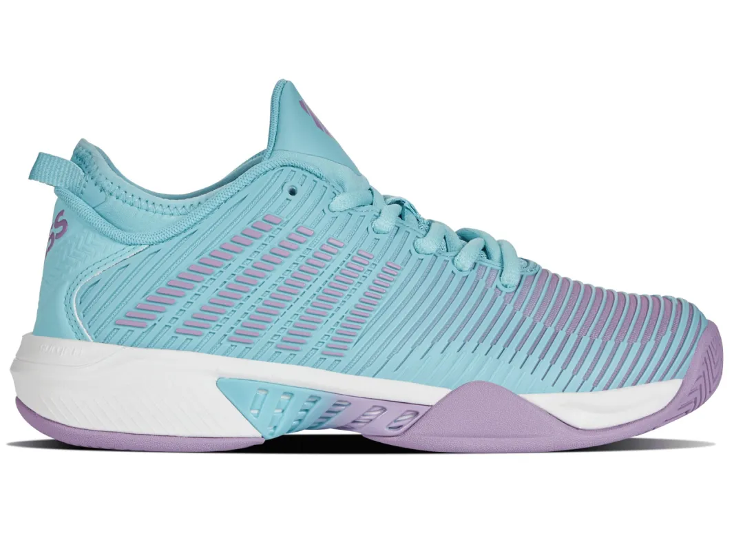 96615-467-M | HYPERCOURT SUPREME | ANGEL BLUE/SHEER LILAC/BRILLIANT WHITE sold by K-Swiss