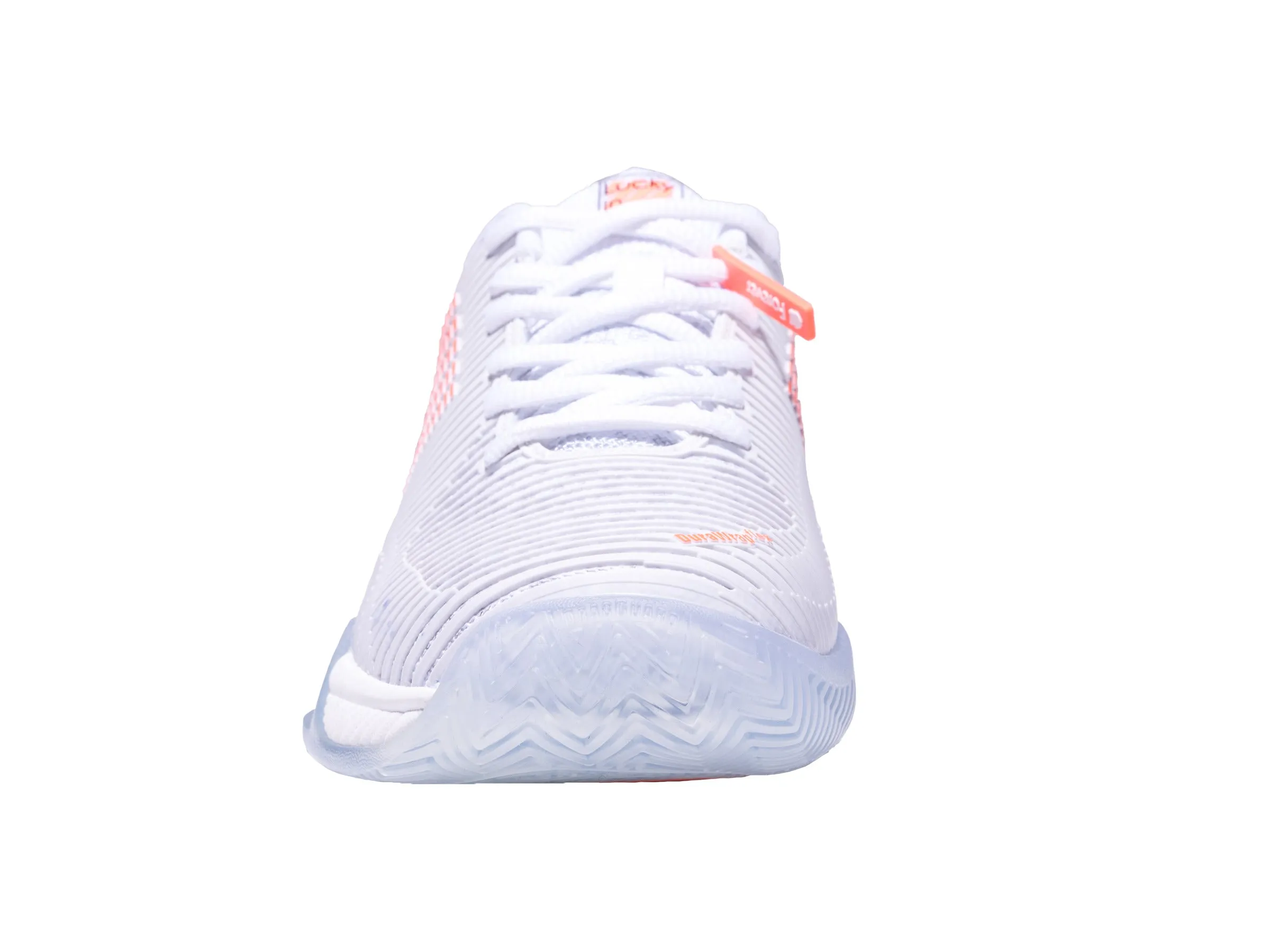 97382-112-M | HYPERCOURT EXPRESS 2 LUCKY IN LOVE | WHITE/DOVE/ORANGE GLOW sold by K-Swiss product image thumbnail 3