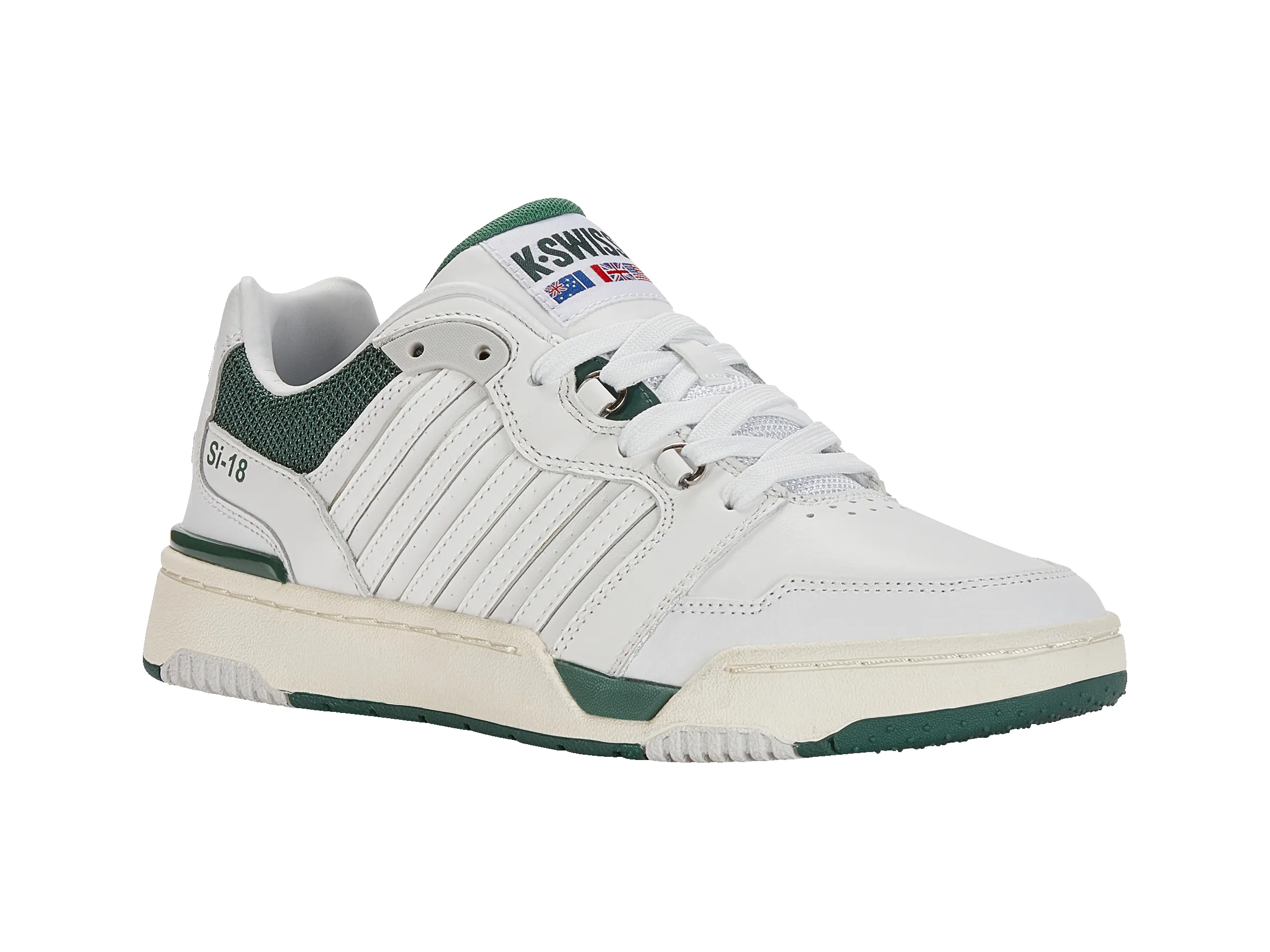 08531-108-M | SI-18 RIVAL | BRILLIANT WHITE/POSY GREEN sold by K-Swiss product image thumbnail 2