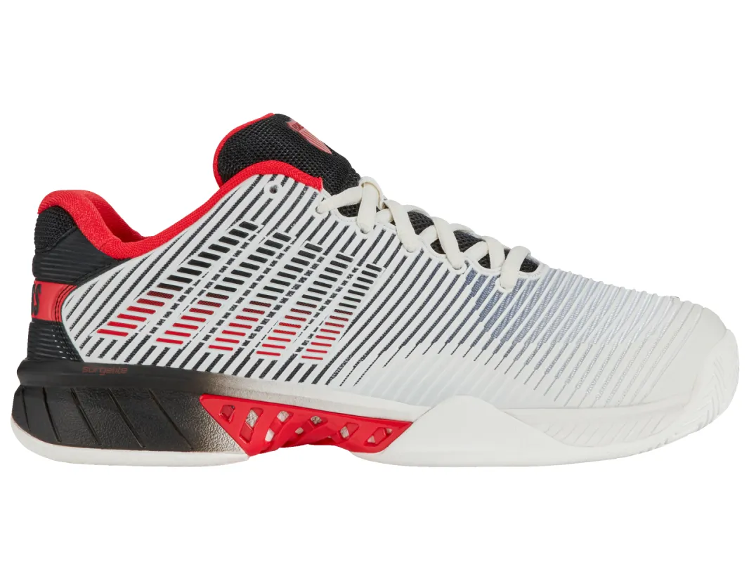 06806-104-W | HYPERCOURT EXPRESS 2-2E | BRIGHT WHITE/STRETCH LIMO/HIGH RISK RED sold by K-Swiss