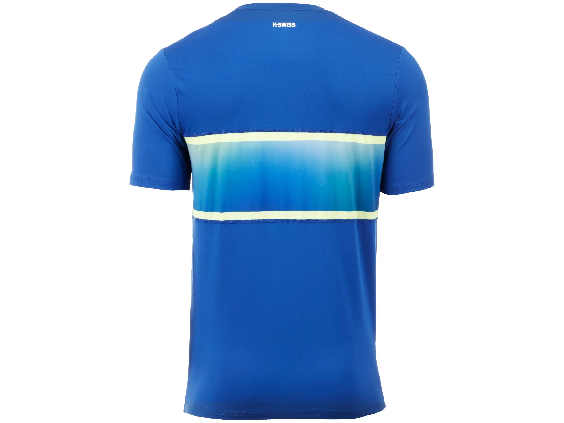 104241-487 | MENS HYPERCOURT EXPRESS CREW TEE 2 | WEB BLUE/SHARP GREEN sold by K-Swiss product image thumbnail 2