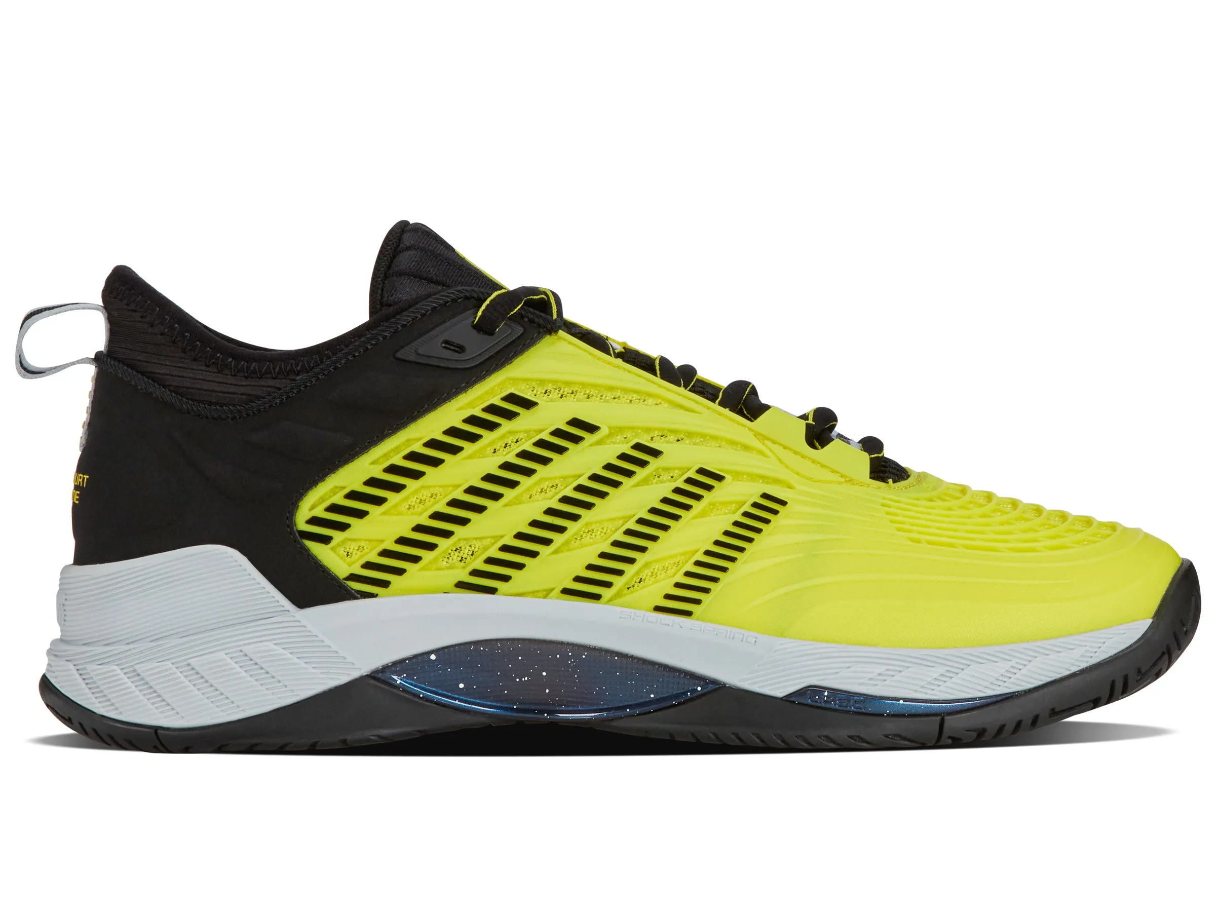 09071-736-M | HYPERCOURT SUPREME 2 | TENNIS YELLOW/BLACK/MICRO CHIP sold by K-Swiss