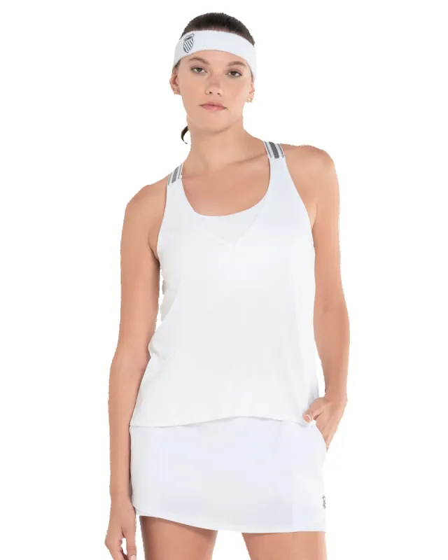 197694-100 | BRALETTE TANK | WHITE sold by K-Swiss
