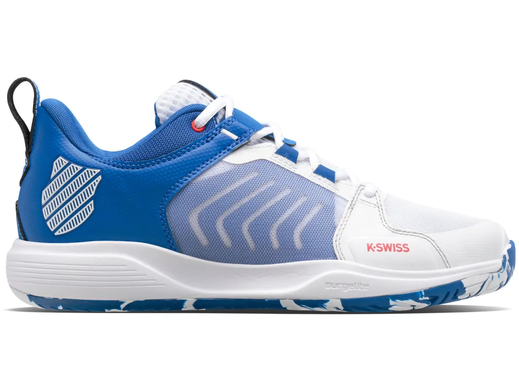 07395-166-M | ULTRASHOT TEAM | WHITE/CLASSIC BLUE/BERRY RED sold by K-Swiss