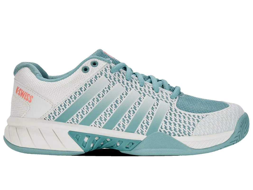 96563-143-M | EXPRESS LIGHT PICKLEBALL | BLANC DE BLANC/NILE BLUE/DESERT FLOWER sold by K-Swiss