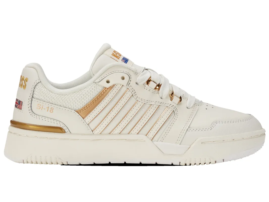 98531-976-M | SI-18 RIVAL | SNOW WHITE/GOLD sold by K-Swiss