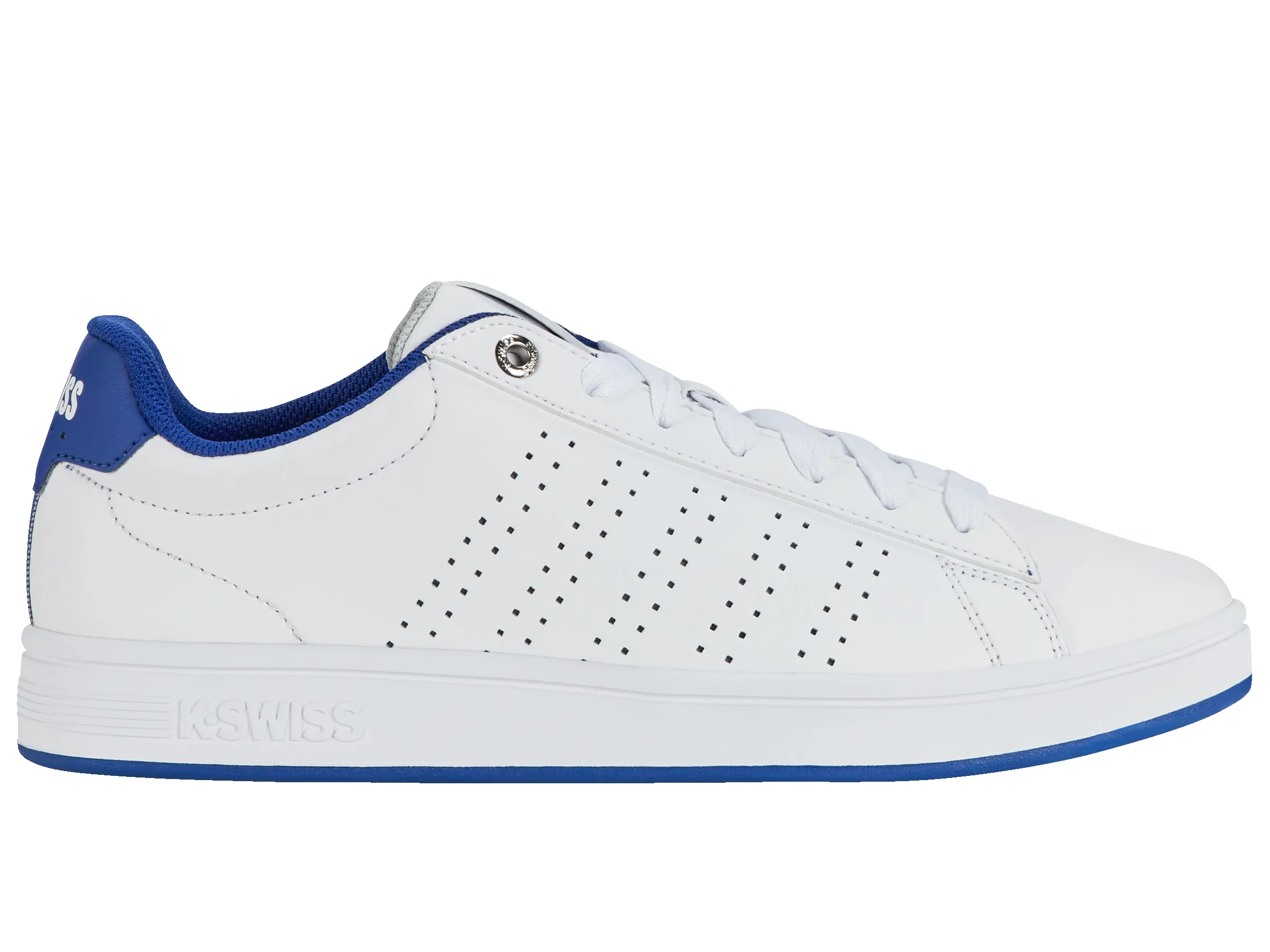 09188-177-M | BASE COURT | WHITE/BLUE QUARTZ/GRAY VIOLET sold by K-Swiss