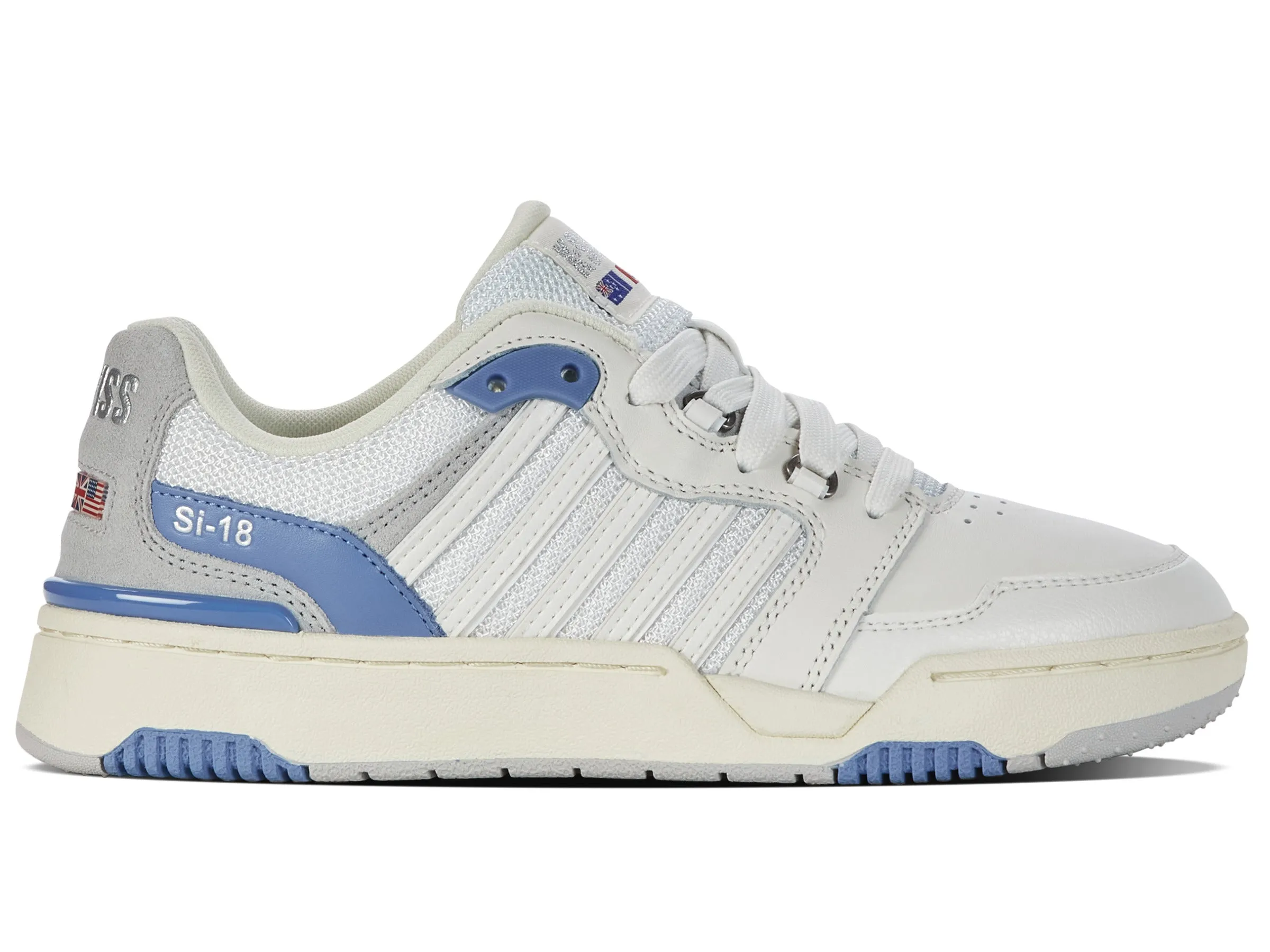 98531-107-M | SI-18 RIVAL | BLANC DE BLANC/ASHLEIGH BLUE sold by K-Swiss