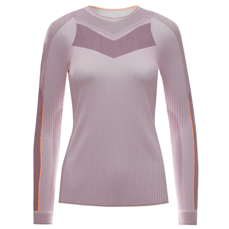 196052-510 | PLEATED L/S CREW | PLUM sold by K-Swiss