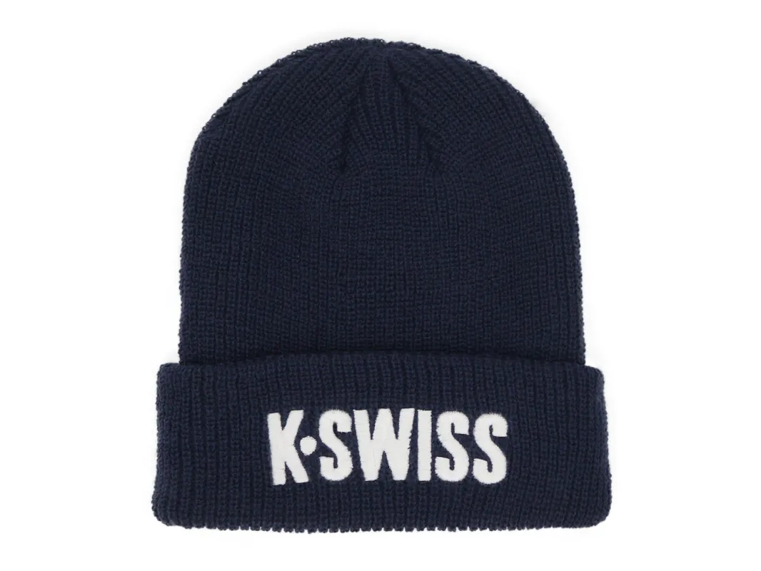 C3137-400 | BIG LOGO BEANIE | NAVY made by K-Swiss