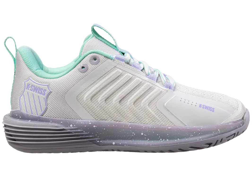 96988-020-M | ULTRASHOT 3 | NIMBUS CLOUD/LILAC GRAY/NEON PURPLE sold by K-Swiss
