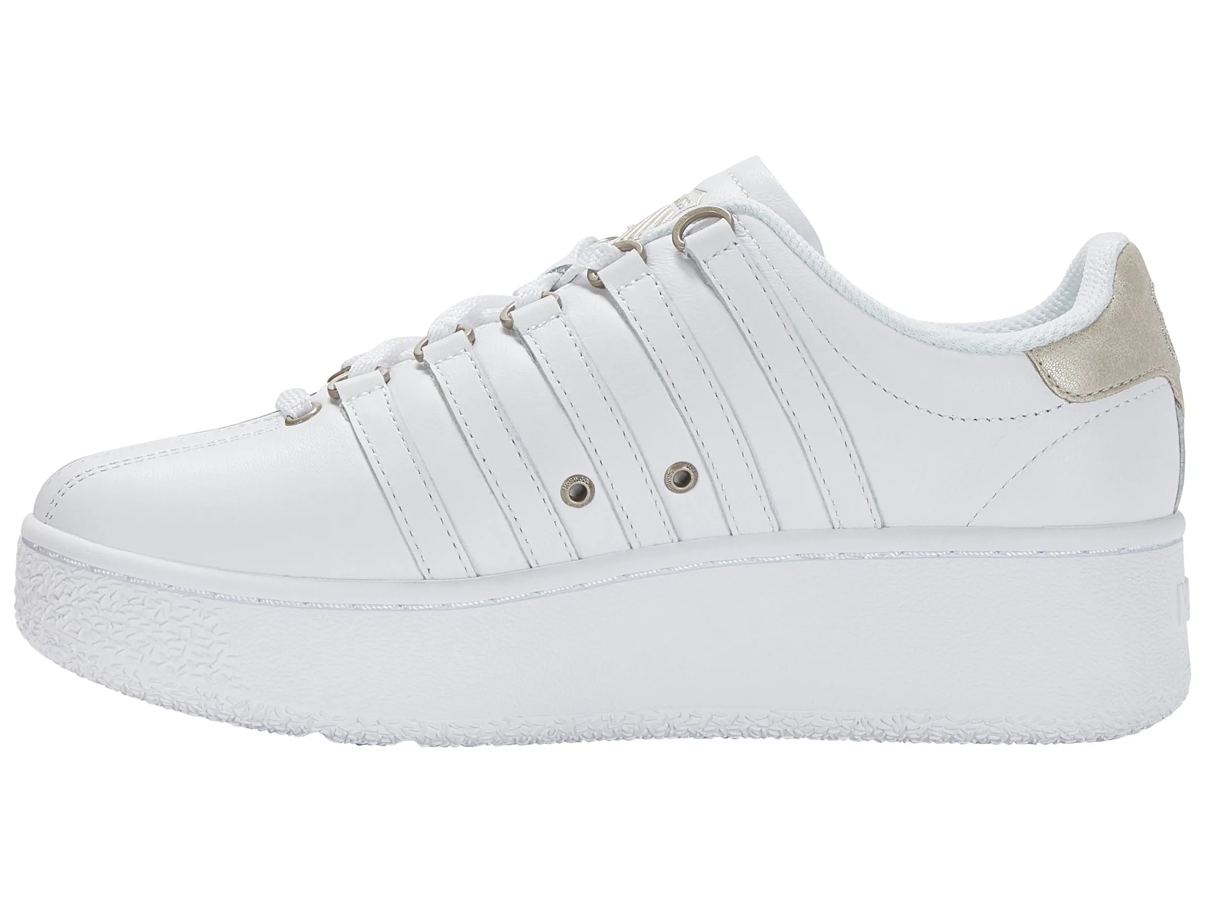 98529-183-M | CLASSIC VN PLATFORM | WHITE/CHAMPAGNE GOLD sold by K-Swiss product image thumbnail 5