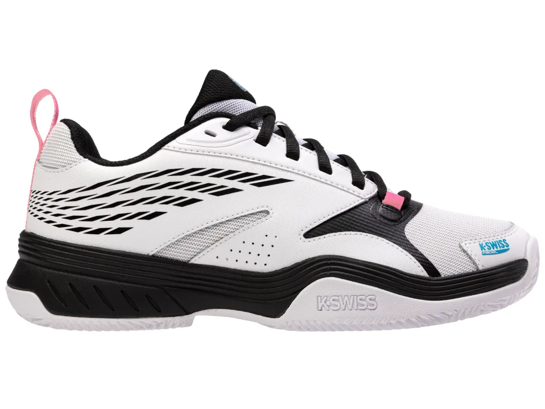 09084-190-M | SPEEDEX PADEL | WHITE/BLACK/AQUARIUS sold by K-Swiss