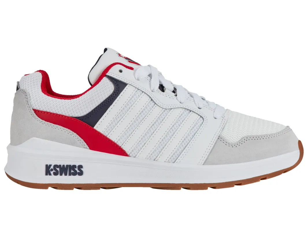 09079-162-M | RIVAL TRAINER T | WHITE/CORPORATE/GUM sold by K-Swiss
