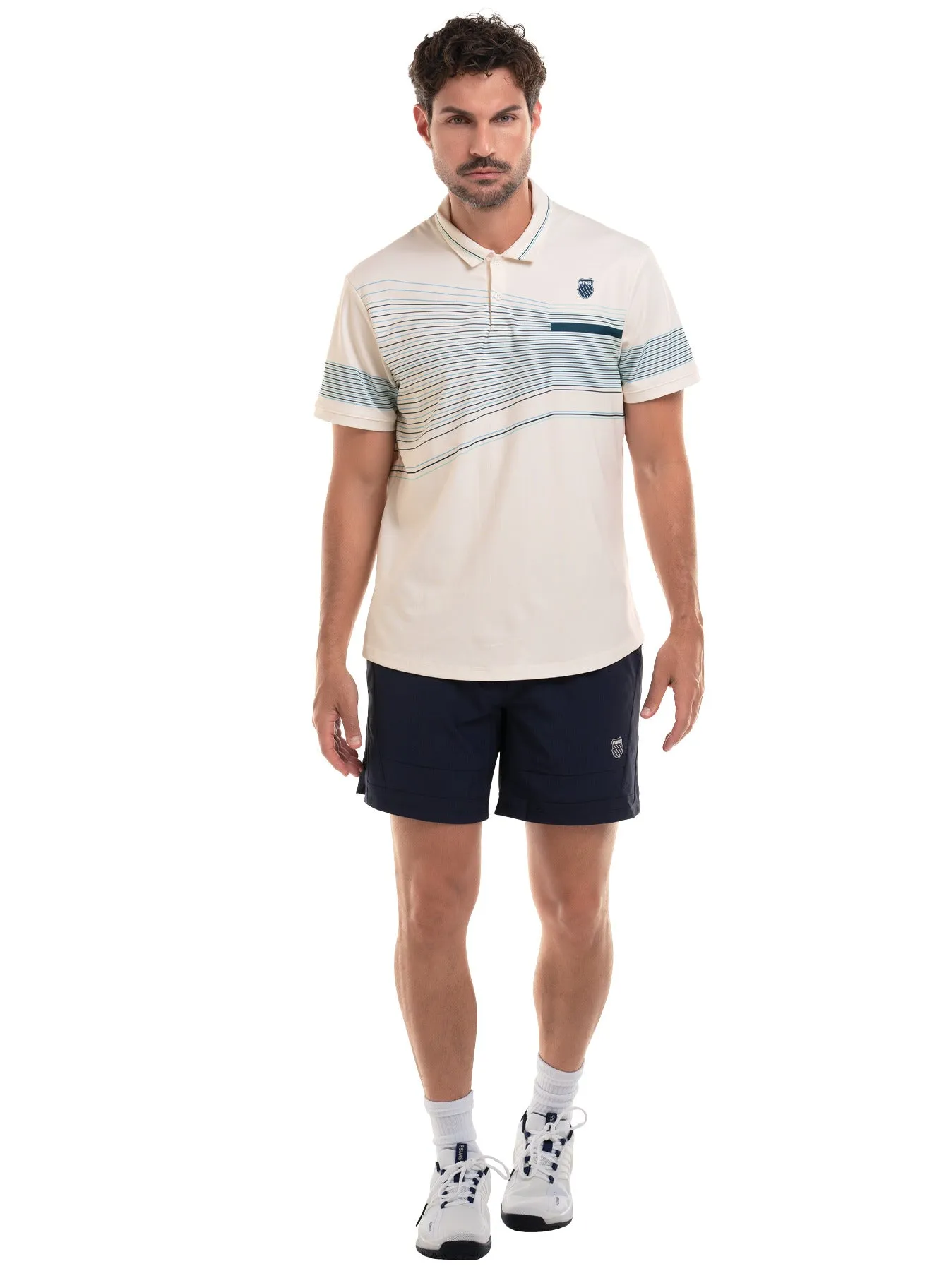 1010203-116 | CAPRI WAVE POLO S/S | STAR WHITE sold by K-Swiss product image thumbnail 4