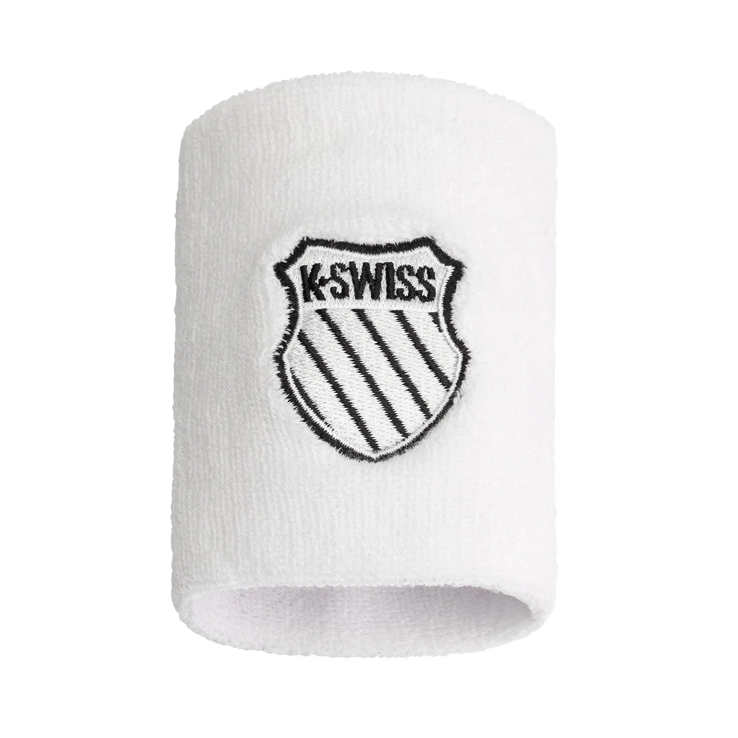 WB034-100 | UNISEX COURT DOUBLE WRISTBAND | WHITE sold by K-Swiss