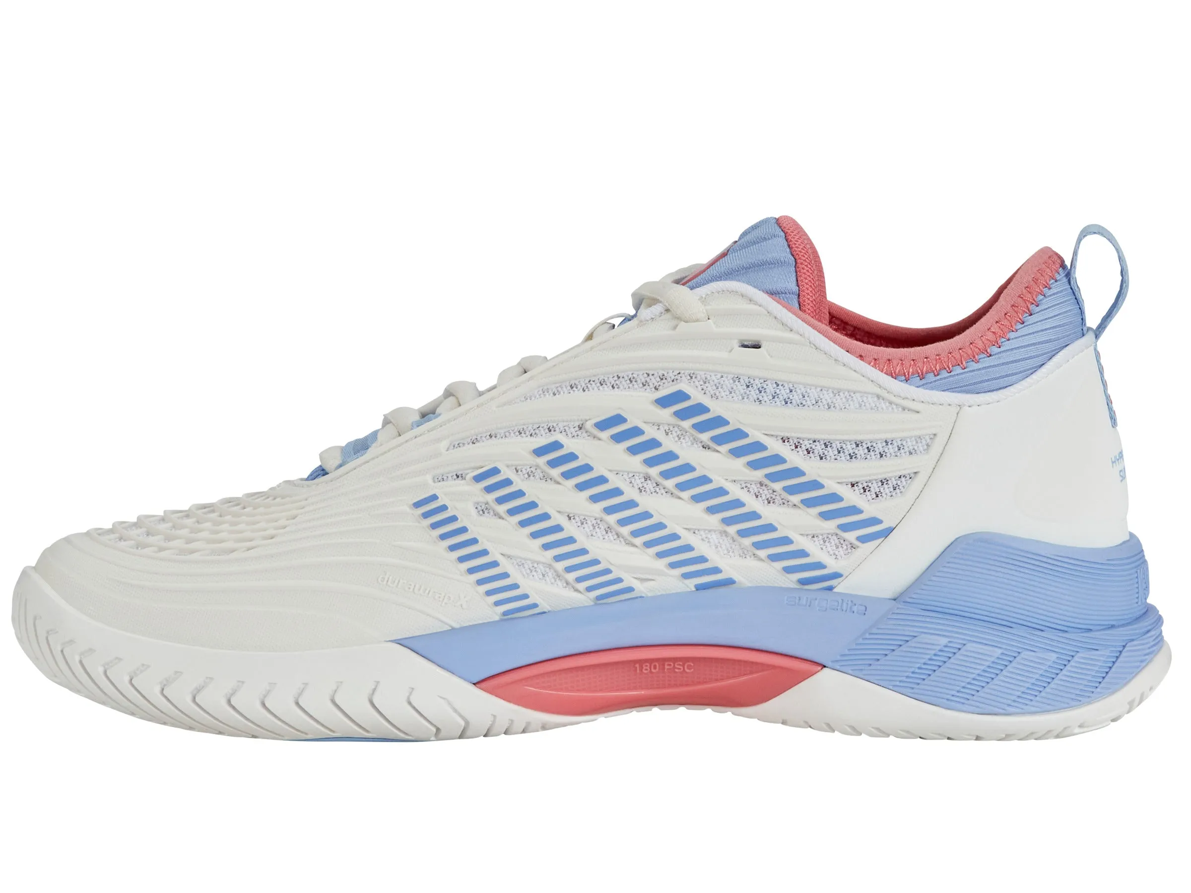 99071-178-M | HYPERCOURT SUPREME 2 | BRIGHT WHITE/OPEN AIR/STRAWBERRY ICE sold by K-Swiss product image thumbnail 5