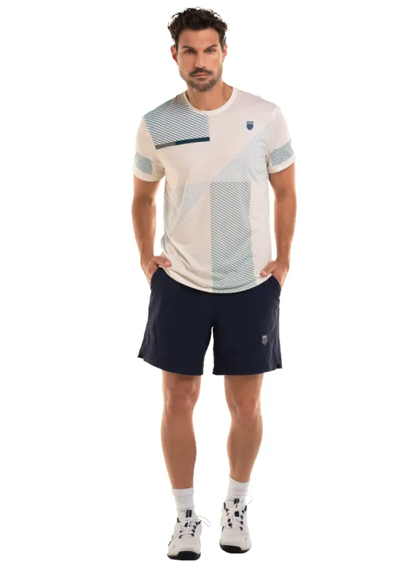 1010201-116 | BLUE HEAT T-SHIRT S/S | STAR WHITE sold by K-Swiss