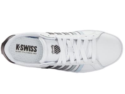 K07011-938 | Men's Court Tiebreak | White/Navy Gradient sold by K-Swiss