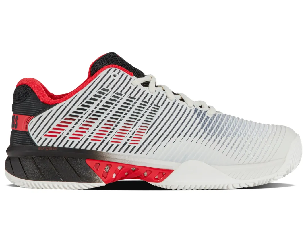 06614-104-M | HYPERCOURT EXPRESS 2 CLAY | BRIGHT WHITE/STRETCH LIMO/HIGH RISK RED sold by K-Swiss