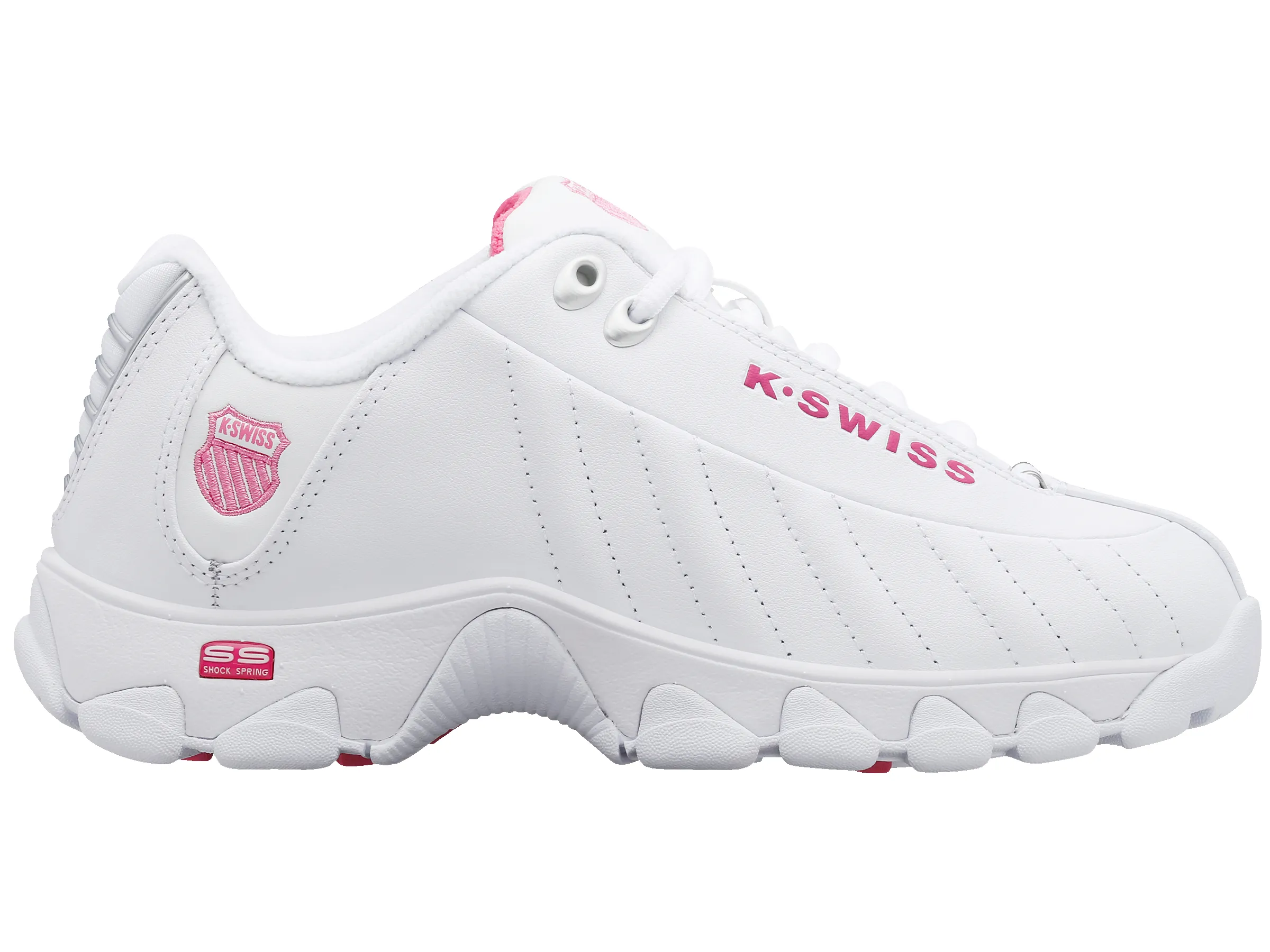 93426-156-W | ST329 CMF | WHITE/SHOCKING PINK sold by K-Swiss
