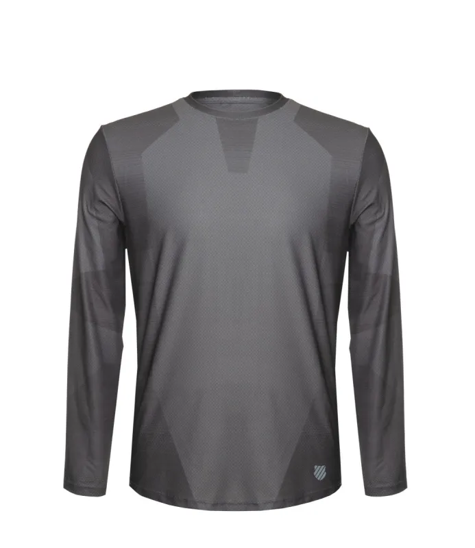 106068-060 | SURGE L/S CREW | BLACK sold by K-Swiss