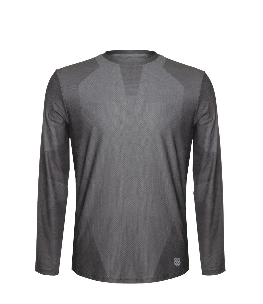 106068-060 | SURGE L/S CREW | BLACK sold by K-Swiss