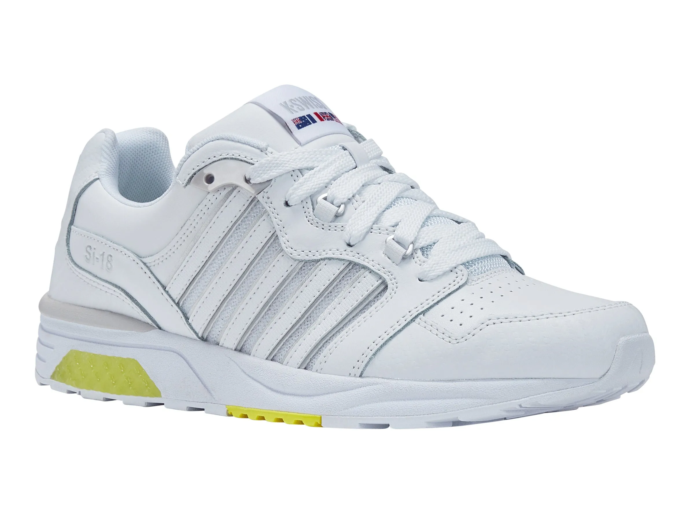 07920-193-M | SI-18 RANNELL | WHITE/WHITE/SULPHUR sold by K-Swiss product image thumbnail 2