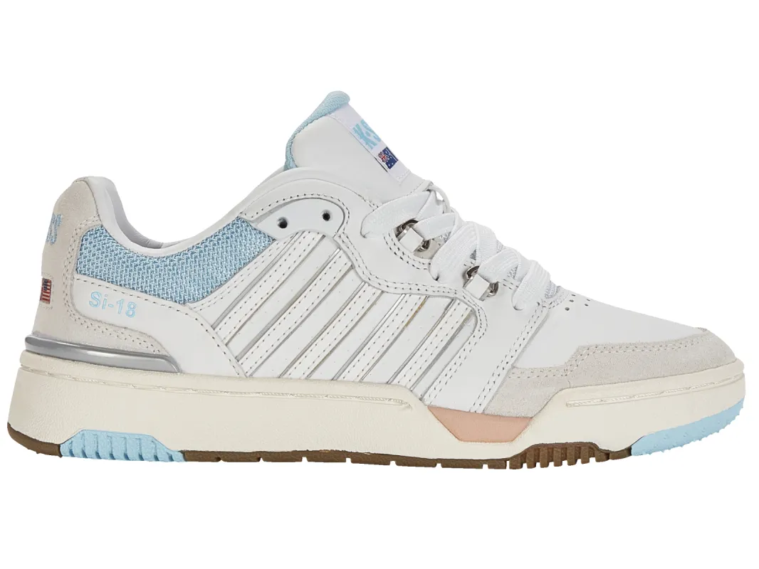 98531-130-M | SI-18 RIVAL | WHITE/SKY BLUE/CANYON SUNSET sold by K-Swiss