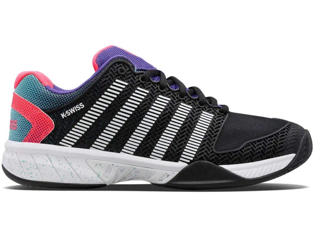 03377-027-M | MENS HYPERCOURT EXPRESS | BLACK/WHITE/LIBERTY sold by K-Swiss