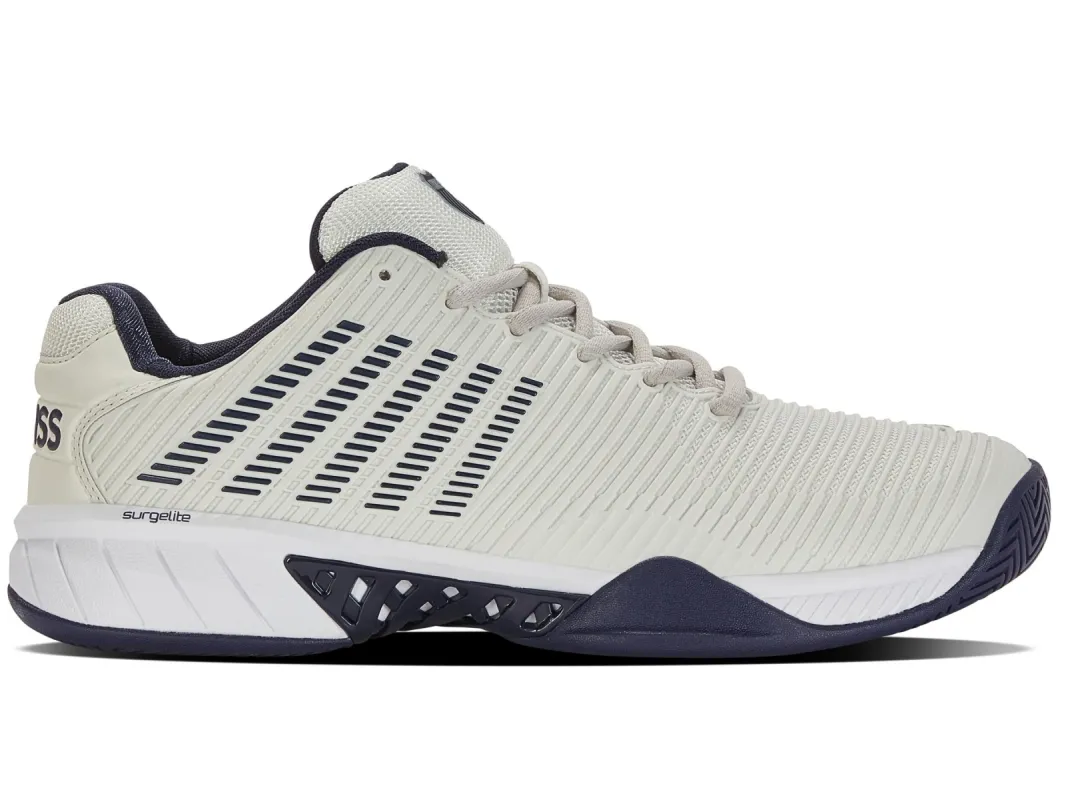 K06806XW-090 | Men's Hypercourt Express 2 - Wide Width | Vaporous Gray/White/Peacoat sold by K-Swiss