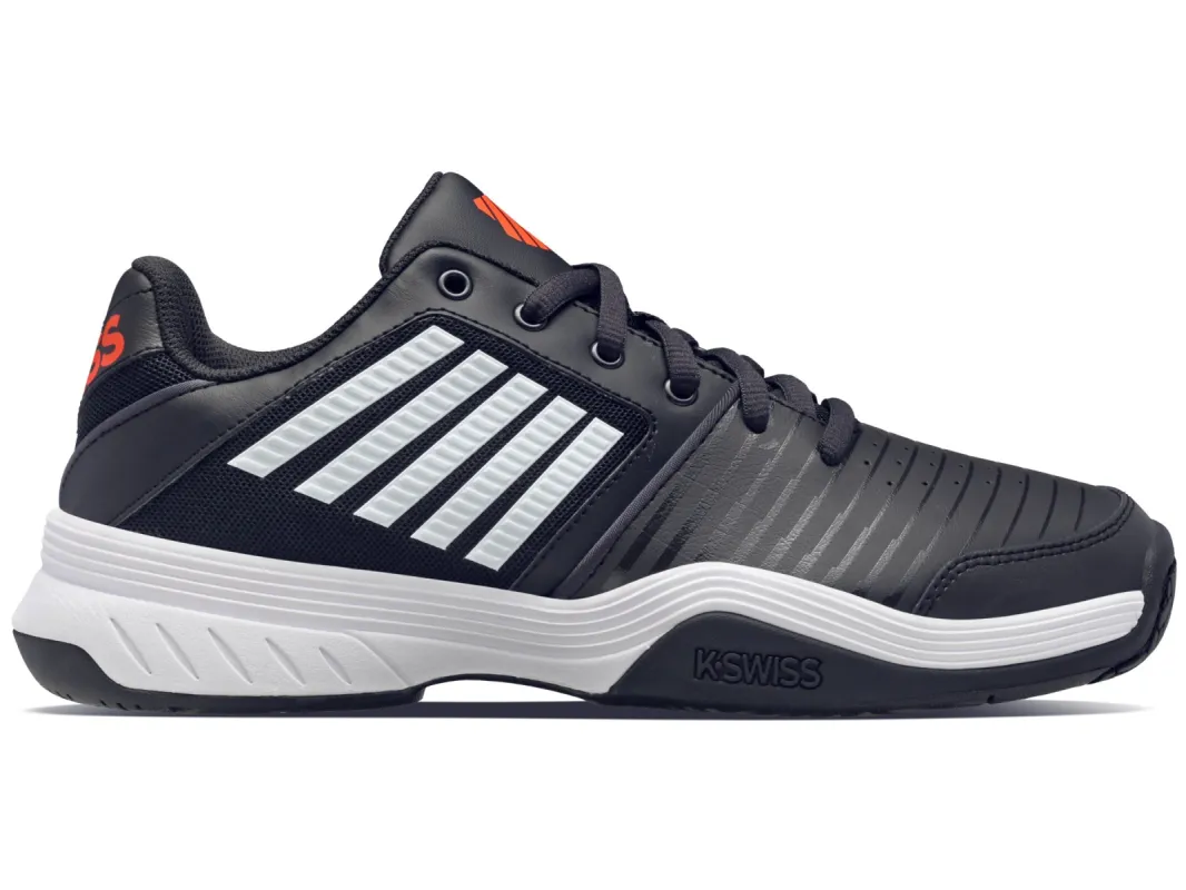 K05443-043 | Mens Court Express HB  | Jet Black/White/Spicy Orange sold by K-Swiss