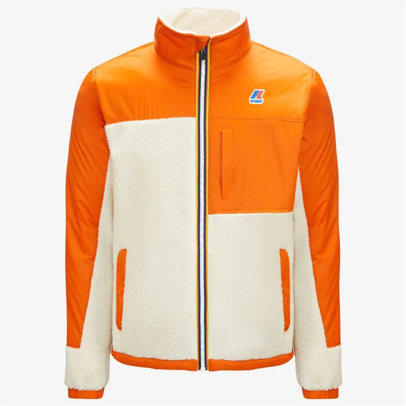 LE VRAI 3.0 NERSEV ORSETTO 22 - Fleece - Mid - Unisex - Ecru Orange sold by K-Way