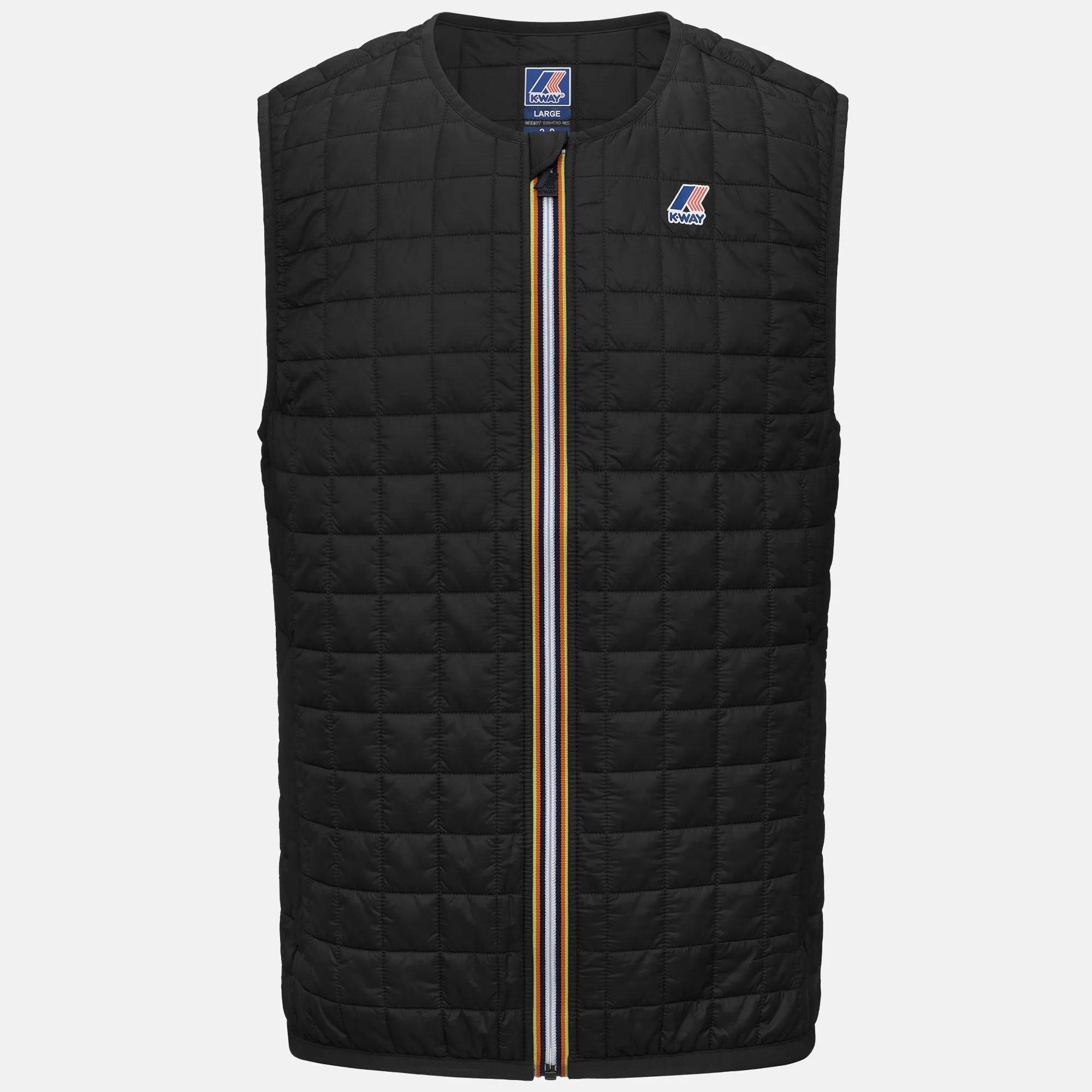 LE VRAI ROUL QUILTED LT WARM - Jackets - Vest - Unisex - Black Pure sold by K-Way