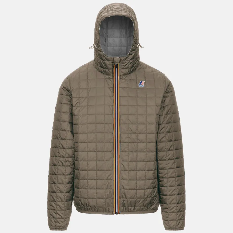 LE VRAI CLAUDE QUILTED LT WARM - Jackets - Mid - Unisex - Beige Taupe made by K-Way