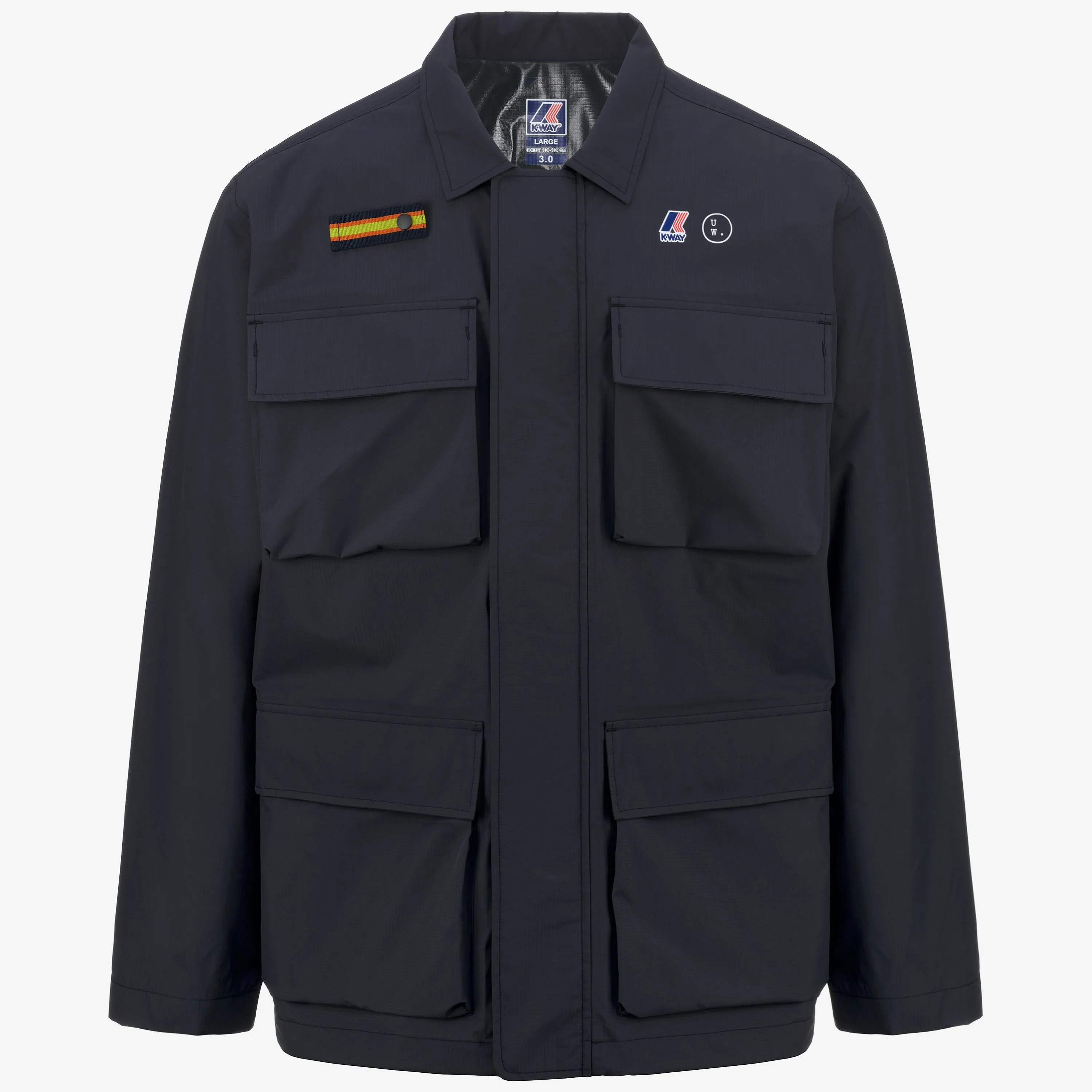 K-WAY X UNIVERSAL WORKS LE VRAI 2.1 AMIABLE PORTHMEOR JACKET - Blue Depth sold by K-Way