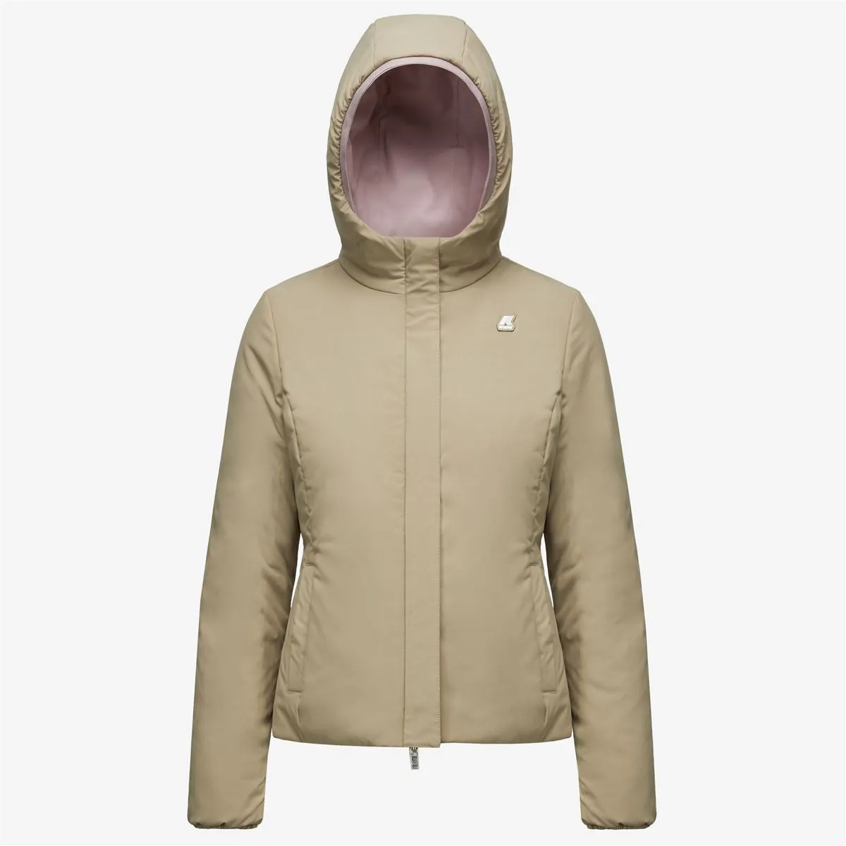 LILY WARM REVERSIBLE - Violet D - Beige T sold by K-Way